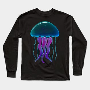Glowing Jelly Fish Long Sleeve T-Shirt